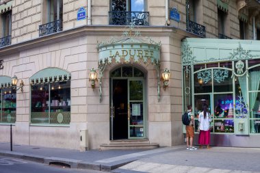 Ladure is a French patisserie founded in 1862. She is one of the most famous pasta producers in the world - Paris, France , August 22, 2022