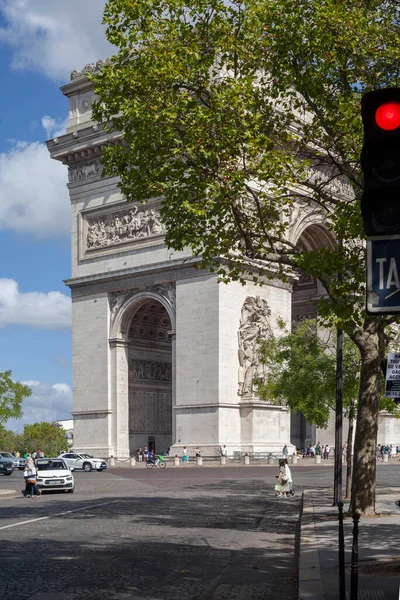 Paris France August 2022 Arc Triomphe Monument 8Th Arrondissement Paris — Foto de Stock