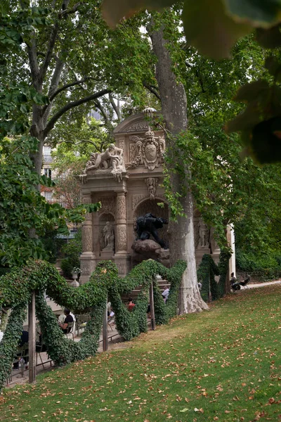 Ancient Medici Fountain Luxembourg Palace Paris France August 2022 — 스톡 사진