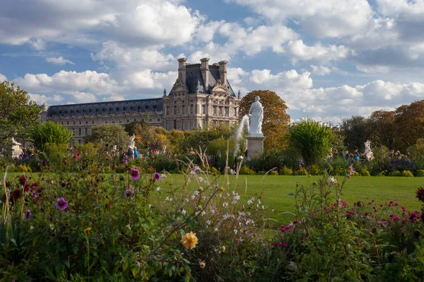 París Francia Octubre 2022 Jardines Las Tullerías Otoño — Foto de Stock