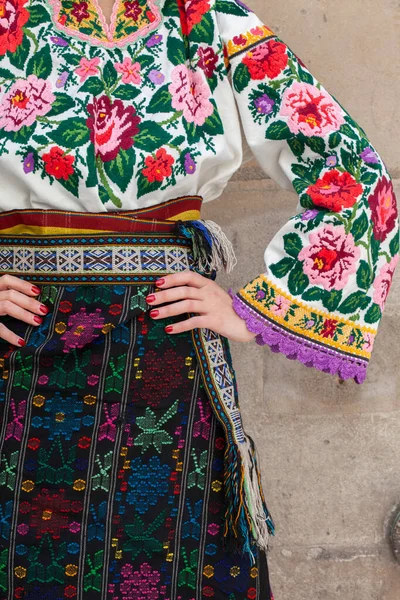 Quiiv Ucrânia Outubro 2022 Vyshyvanka Vestido Tradicional Eslavo Nacional Com — Fotografia de Stock