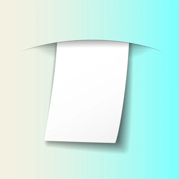 Vektor alternativet / vit klistermärke, papper — Stock vektor