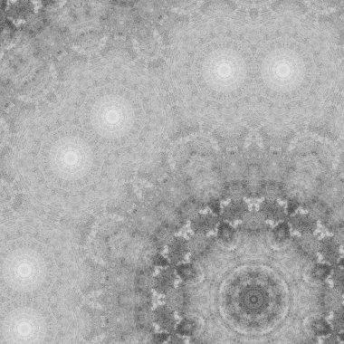 Gray background with decorative tiles. Beautiful interior template.