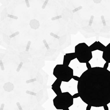 Gray tiles background with decorative texture. Simple interior design.