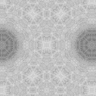 Ornamental bw background with decorative pattern. Decorative grunge tiles backdrop.