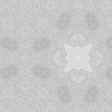 Ornamental bw background with decorative pattern. Decorative grunge tiles backdrop.