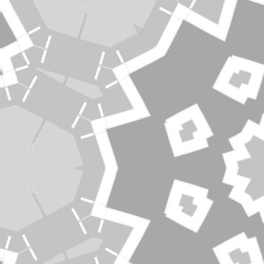 Simple grey background with decorative pattern. Vintage tile design.