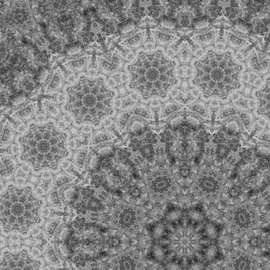 Gray background with decorative tiles. Beautiful interior template.