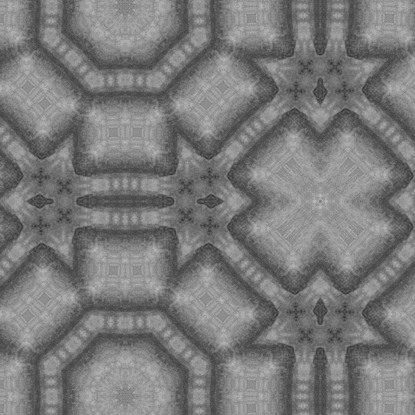 Ornamental bw background with decorative pattern. Decorative grunge tiles backdrop.