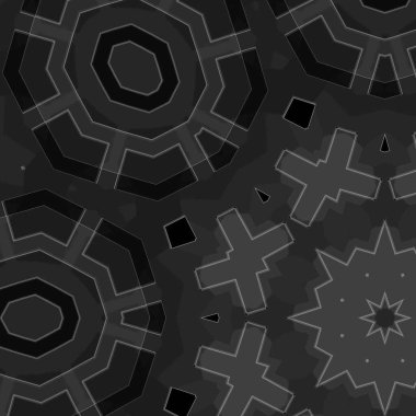 Gray tiles background with decorative texture. Simple interior design.