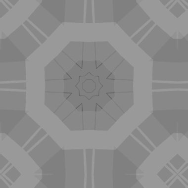 Grey tiles background with abstract ornament. Trendy background for interior design.