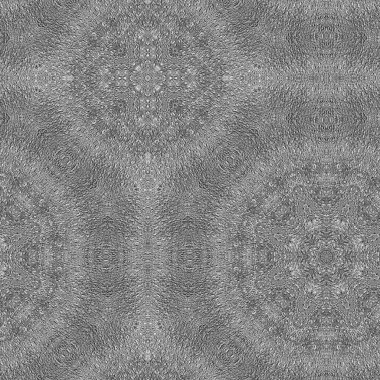Ornamental bw background with decorative pattern. Decorative grunge tiles backdrop.