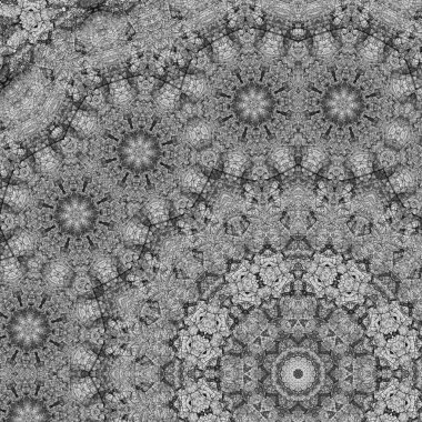 Gray background with decorative tiles. Beautiful interior template.