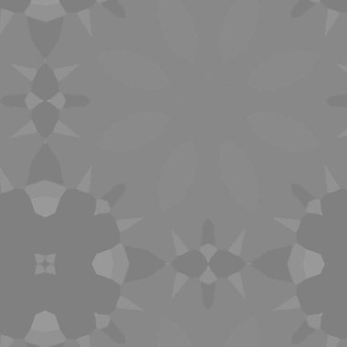 Grey tiles background with abstract ornament. Trendy background for interior design.