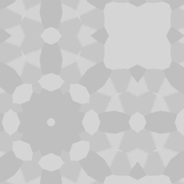 Abstract grey background with decorative ornament. Simple grunge tiles design.