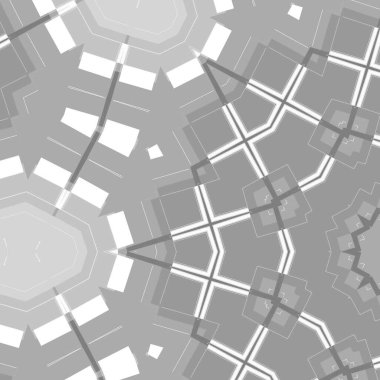 Simple grey background with decorative pattern. Vintage tile design.
