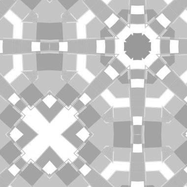 Abstract gray background with decorative pattern. Simple grunge tiles template.