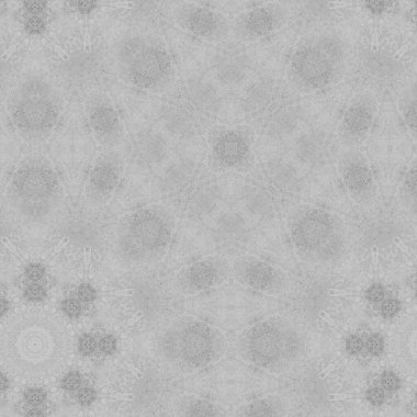 Grey tiles background with abstract ornament. Trendy background for interior design.