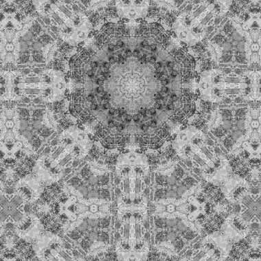 Trendy grey tiles design with abstract pattern. Decorative grunge background.