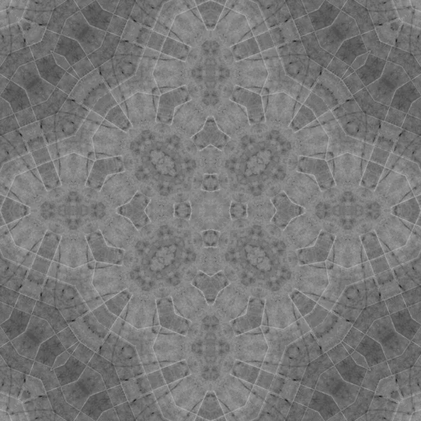 Gray Backdrop Ornamental Tiles Trendy Interior Template — Stock Photo, Image
