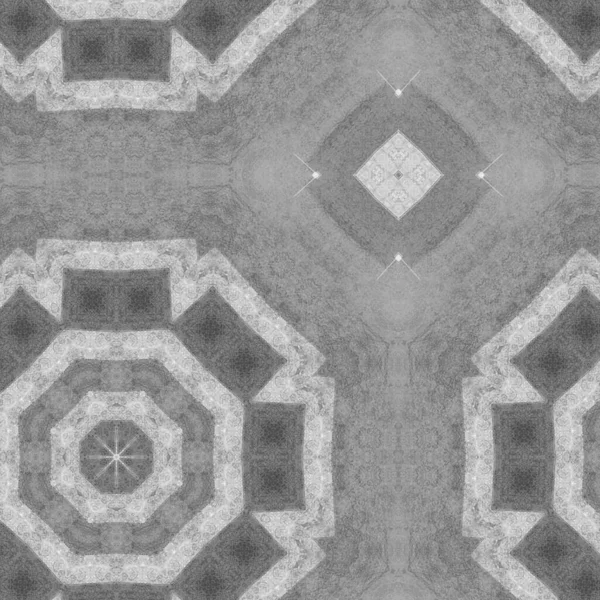 Abstract Grey Background Decorative Ornament Simple Grunge Tiles Design — Fotografia de Stock