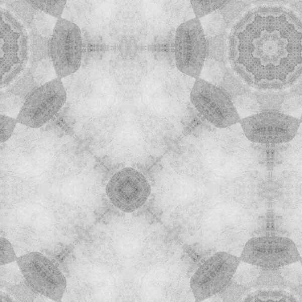 Ornamental bw background with decorative pattern. Decorative grunge tiles backdrop.