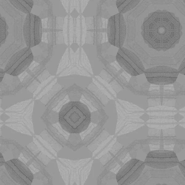 Ornamental bw background with decorative pattern. Decorative grunge tiles backdrop.