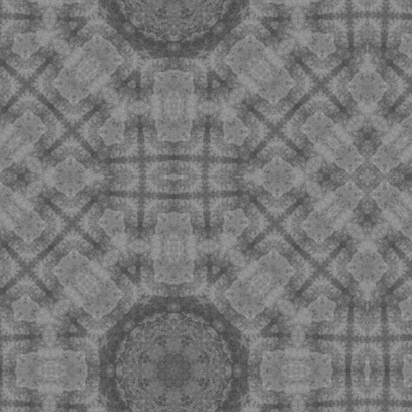 Ornamental bw background with decorative pattern. Decorative grunge tiles backdrop.