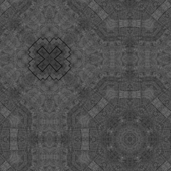 Abstract Grey Background Decorative Ornament Simple Grunge Tiles Design — Stockfoto