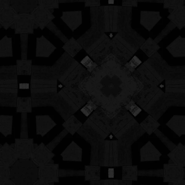 Abstract Dark Background Decorative Ornament Simple Grunge Tiles Design — Fotografia de Stock
