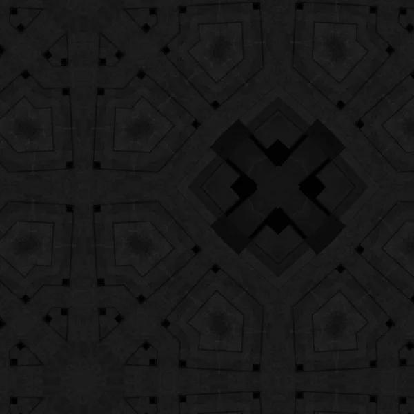 Abstract Dark Background Decorative Ornament Simple Grunge Tiles Design —  Fotos de Stock