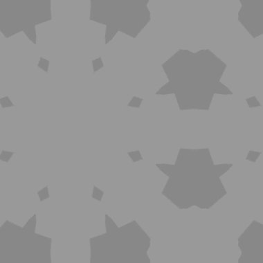 Abstract grey background with decorative ornament. Simple grunge tiles design.