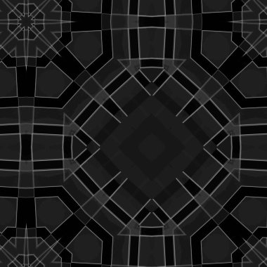 Abstract gray background with decorative pattern. Simple grunge tiles template.