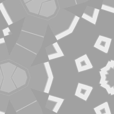 Simple grey background with decorative pattern. Vintage tile design.