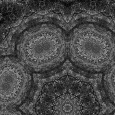 Gray background with decorative tiles. Beautiful interior template.