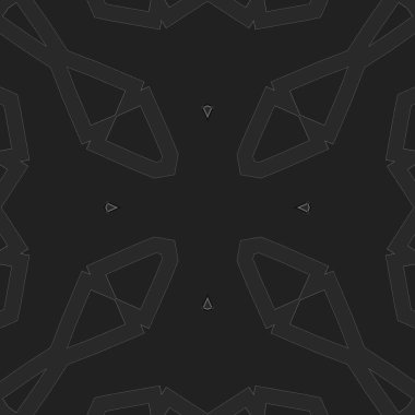 Abstract background with gray ornamental tiles. Trendy interior design.