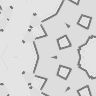 Simple grey background with decorative pattern. Vintage tile design.