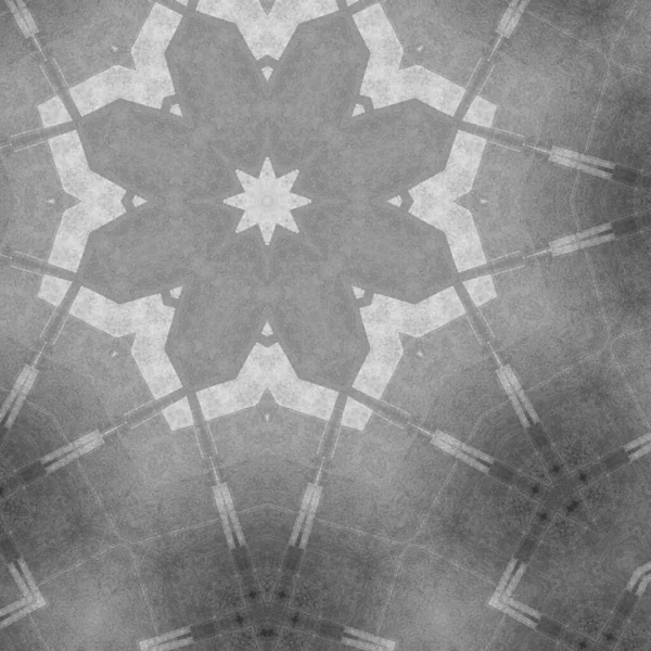 Simple Grey Background Decorative Pattern Vintage Tile Design — Foto Stock