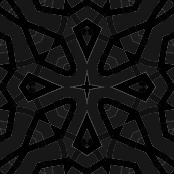 Abstract Background Gray Ornamental Tiles Trendy Interior Design — Fotografia de Stock
