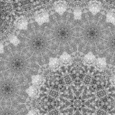 Gray background with decorative tiles. Beautiful interior template.