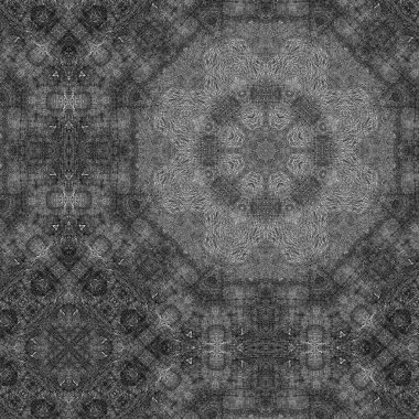 Trendy grey tiles design with abstract pattern. Decorative grunge background.