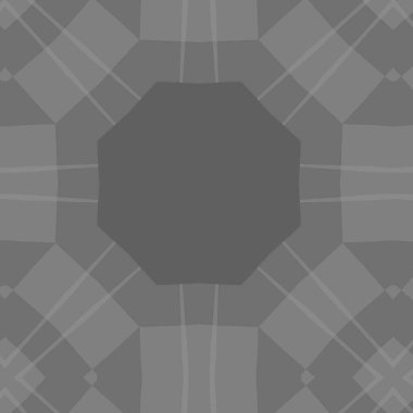 Grey tiles background with abstract ornament. Trendy background for interior design.