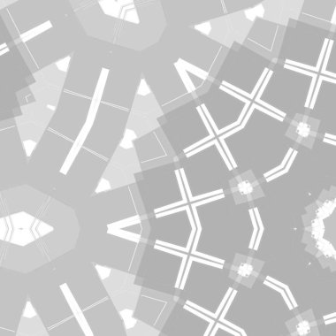 Simple grey background with decorative pattern. Vintage tile design.