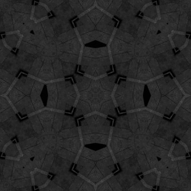 Abstract background with stone ornamental tiles. Trendy interior template.