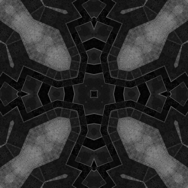 Abstract Background Gray Ornamental Tiles Trendy Interior Design — Stock Photo, Image