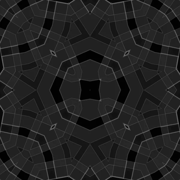 Abstract Background Gray Ornamental Tiles Trendy Interior Design — Foto Stock