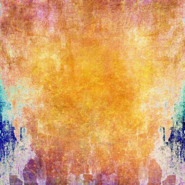 Grunge kabataslak desenli arka plan, eski boyanmış eski duvar kağıdı eski model desenli