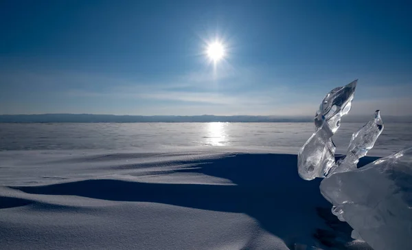 Vintern Baikal Blå — Stockfoto