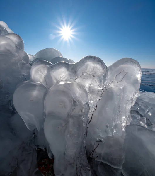 Lago Baikal Salpicos Costeiros — Fotografia de Stock