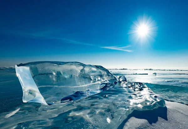 Winterreizen Baikal — Stockfoto